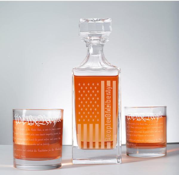 Buy cheap Glass Bespoke 450ml Decanter Whisky Glass Bottles With Customer Logo from wholesalers