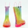 Buy cheap Acid Resistant 28EU Kids Light Up Rain Boots With Heel Glow from wholesalers