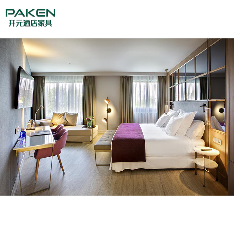 Bedroom Furniture 5 Star Hotel Solid Wood Full Sets