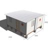 Buy cheap Customized Q355 H Beam Steel Frame Hospital 0.376mm THC Sheet Prefab Barn Homes from wholesalers