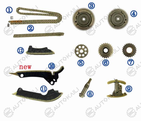 Buy cheap Timing Chain Kit For BENZ E-CLASS 2.0L OM654 DIESE 10-17 A0019930576 102L from wholesalers