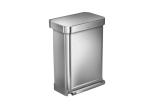 Customized Colors Stainless Steel Trash Can , Stainless Steel Dustbin For Home /