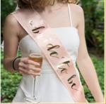 Party straps, etiquette straps, New Year's shoulder straps, ceremonial banners.