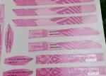 Custom Waterslide Decal On Wood , Fashion Decorative Stickers For Furniture