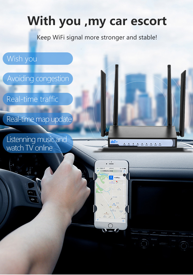 WS1316 4G Wifi Router QCA9531 300Mbps 4g Router With Sim Slot