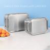 Buy cheap 304 Stainless Steel Metal Bento Lunch Box With Double Layer And Two Capacity Options from wholesalers