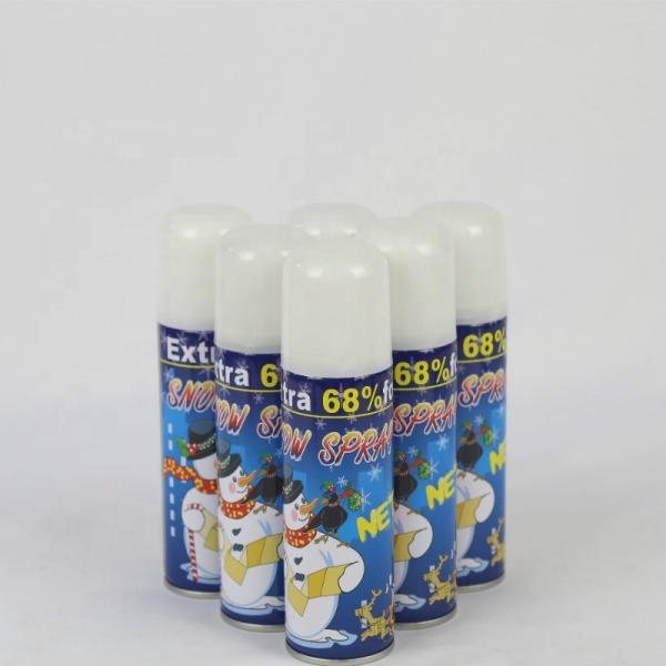 Buy cheap Crazy Color PP Cap Tinplate Can 200ml Party Snow Spray from wholesalers