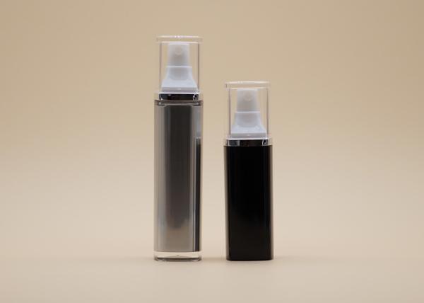 Buy cheap Metallic Silver ABS Airless Vacuum Pump Bottle For Cosmetic Cream Packing from wholesalers