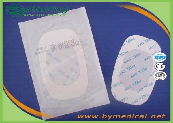Buy cheap A0607 paper frame sterile permeable transparent PU IV Cannula Dressing breathable waterproof PU film IV wound dressing from wholesalers