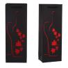 Buy cheap High-grade wine box packaging bag Black card single and double wine gift paper bag from wholesalers