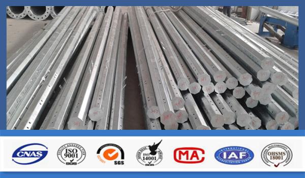 Buy cheap Octagonal Shape Transmission Pole Hot Dip Galvanized Electric Light Pole from wholesalers