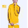 Buy cheap Turn Down Collar Mens Striped Tracksuit Support Design Your Own Custom Logo from wholesalers