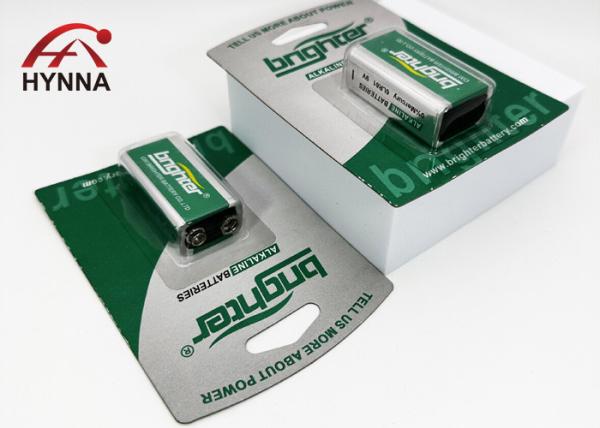 Buy cheap Single Use 9 Volt Alkaline Batteries 1 Blister Card Alkaline Battery 9V 6LR61 from wholesalers