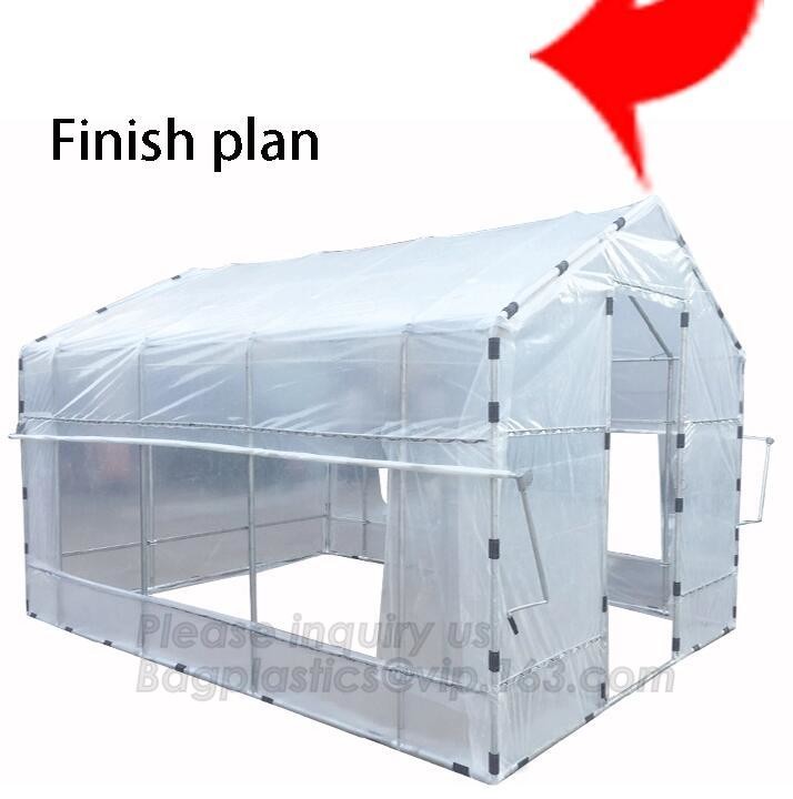 high quality tunnel single span galvanized arch green houses,Plant Large Walk in Greenhouse with Clear Cover for garden