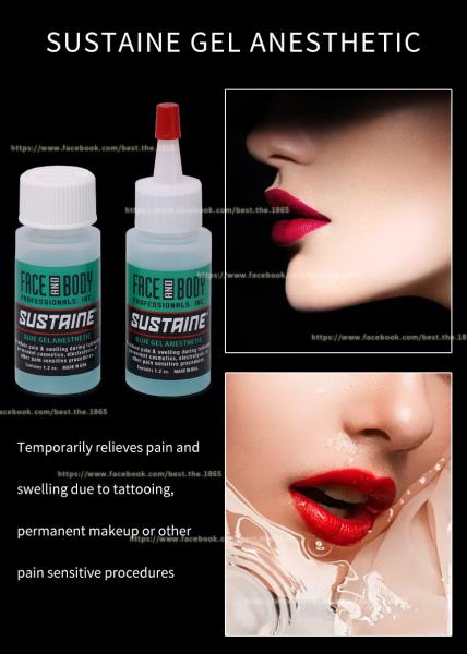 Buy cheap Original Sustaine Numbing Gel Stable Green Anti Allergy Blue Gel Tattoo Anesthetic Gel from wholesalers
