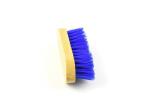 16.5cm Horse Grooming Tools , Wooden Horse Brushes Blue Soft Bristles