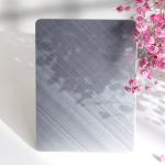 Elevate Architectural Exteriors Brushed Stainless Steel Sheet Gold Plated For