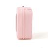 Buy cheap Portable Small Pu Leather Beaded Velvet Pink Jewelry Storage Box from wholesalers