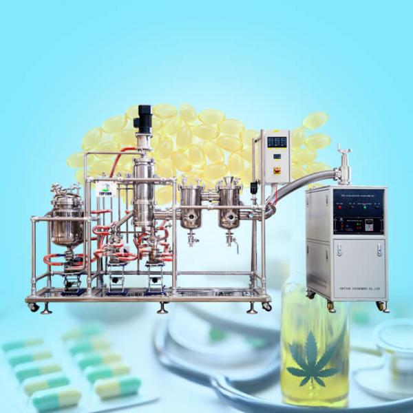 Buy cheap 100L Wiped Film Evaporator 316L Stainless Steel Essential Oil Distiller from wholesalers