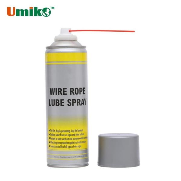 Water Resistant Wire Rope Lube Spray Multifunctional Steel Wire Rope Lubrication