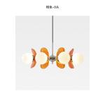 Nordic Middle Ancient Acrylic Beans Pendant Lamp Living Room Dining Room Study