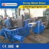 Buy cheap 100 Ton Scrap Metal Baler Machine Thickness 2mm Metal Scrap Baling Press from wholesalers