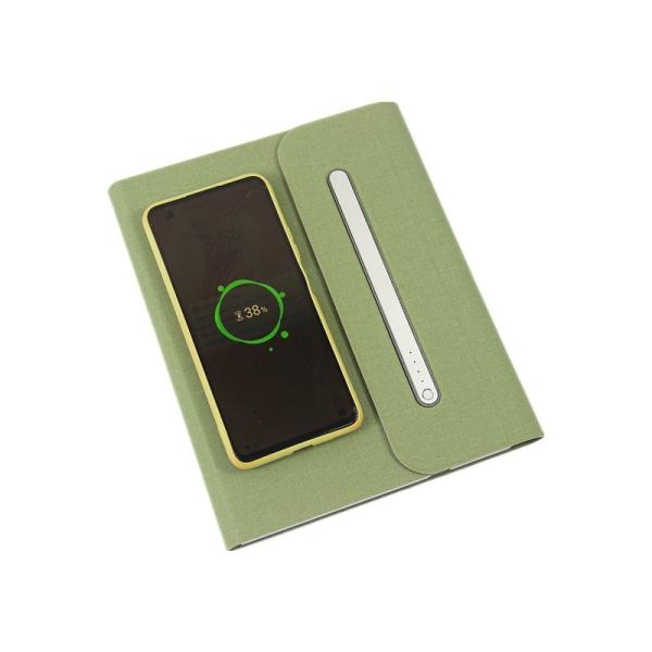 Buy cheap Leather Wireless Charging Notebook from wholesalers