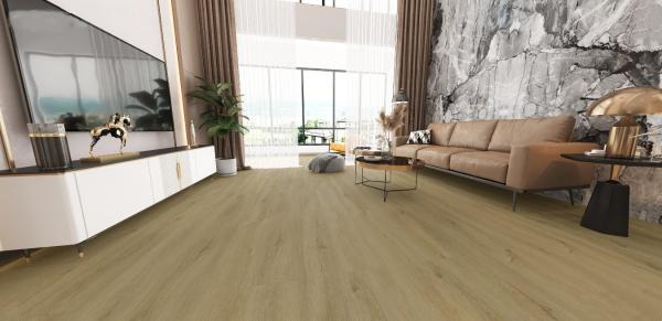 Quality ABA Non Slip Vinyl Flooring Tile Real Wood Texture Pets Friendly for sale