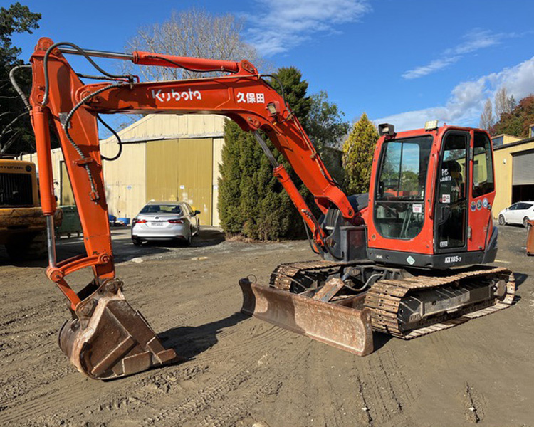 KX185 KX185-3 8 Ton Mini Excavator Kubota 185 Used Excavator Machine