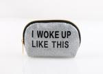 Glitter Material Makeup Bags And Cases For Women 15 * 12 * 4cm