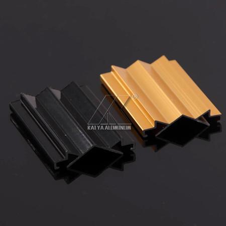 Buy cheap 6063 T5 Aluminum Sliding Door Profile Black Anodized Extrusted Heat Insulation from wholesalers