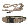 Buy cheap Personalized Custom Luxury Designer Nylon Metal Heavy Duty Training Pet Rope Large Dog Collar and Leash Set for Tactical K9s from wholesalers