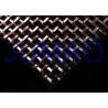 Buy cheap Antique Black 1/2" Decorative Metal Mesh Panels Bright Surface With Clear View from wholesalers