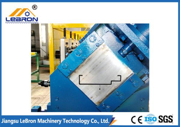 Buy cheap Hydraulic Cut Door Frame Roll Forming Machine , Steel Door Frame Machinery 8-12m/min​ from wholesalers