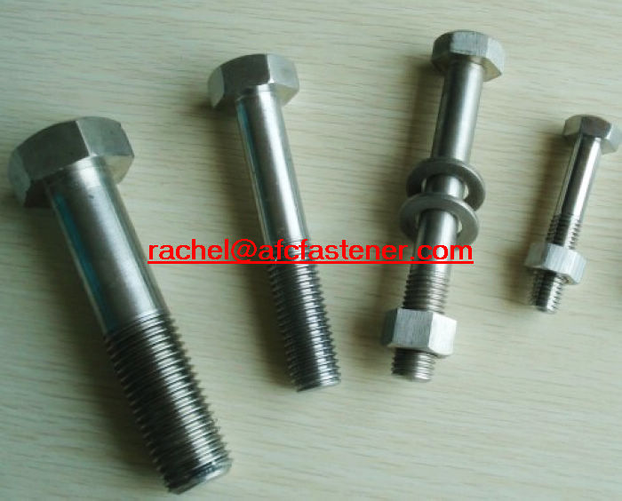 GH3625 Hex bolt GH625 W.Nr 2.4856 NA21 UNS N06625 bolt NiCr22Mo9Nb Inconel625