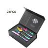 Buy cheap OEM Stainless Steel Cutlery Set 24 Piece Colorful Flatware Set from wholesalers