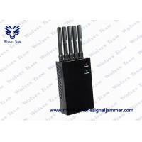 Buy cheap 5 Antenna Cell Phone Signal Jammer 263L*140W*50Hmm Dimension GPS L1 L2 L5 product