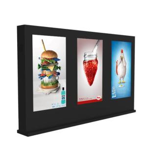 China Outdoor 55 Inch Lcd Digital Signage Display Customizable Color With Multi Screen on sale