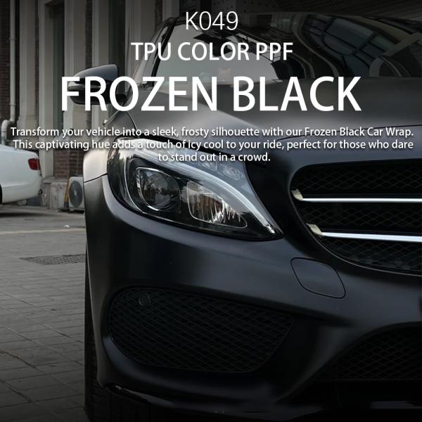 Buy cheap K049 Frozen Black TPU Color Car Paint Protection Film Wrapping Sticker For Car from wholesalers