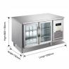 Buy cheap 220V-240V 5℃ -0℃ Double Glass Door Industrial Refrigeration Equipment 150L Display Chiller from wholesalers