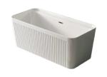 Adults Rectangle Acrylic Soaking Tubs White 51 Inch Freestanding Tub ODM