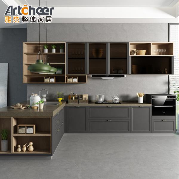 Customized Size Kitchen Cabinet Pantry Organization and Storage for Farmhouse