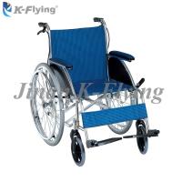 Buy cheap Portable Metal Aluminum Alloy Adult Disabled Folding Manual Wheelchair 100 kg product
