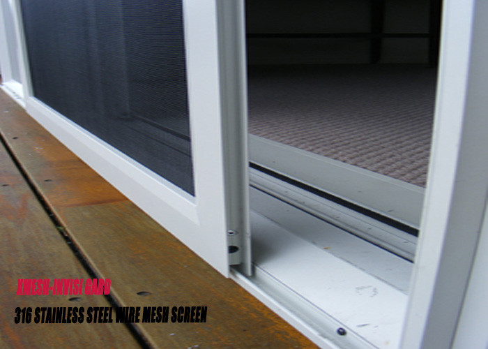 Anti Mosquito Fly Stainless Steel Security Window Screen 18X14 Size Black Color