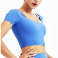 Buy cheap Oem Factory Manufacturer Custom Logo Women Gym Fitness Training Clothes Blue product