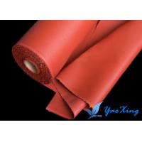 Buy cheap Red Silicone Coated Fiberglass Fabric For Fire Curtain And Flexible Joint product