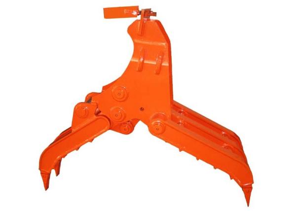 Buy cheap Hitachi Orange Q345B NM400 Excavator Thumb Grab from wholesalers