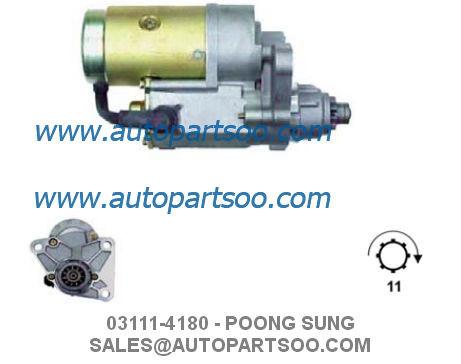 Buy cheap 03111-4180 OK60G-18-400 POONG SUNG Starter Motor 12V 2.2KW 11T MOTORES DE ARRANQUE from wholesalers