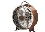 Low Noise 8 Inch Decorative Retro Alarm Clock Fan 2 Speed 25W Metal Blades BSCI