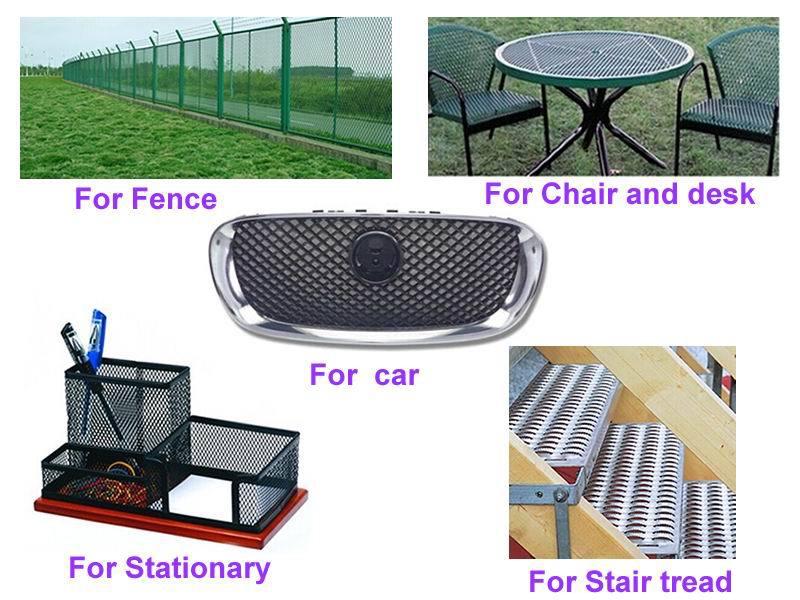Aluminum / stainless steel expanded plate mesh